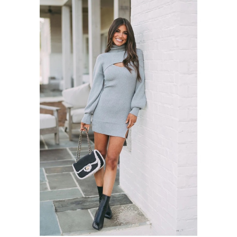 Two piece sweater dress from TheseThreeBoutique!